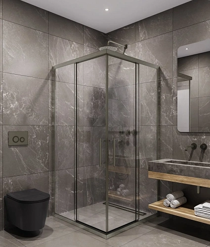 Душевой уголок Timo (T36) TKSS-90/13C-8 900x900x2000, профиль никель, стекло прозрачное 8 мм Душевой уголок Timo (T36) TKSS-90/13C-8 900x900x2000, профиль никель, стекло прозрачное 8 мм