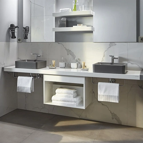 Смеситель для раковины Jacob Delafon Composed E73159-CP с донным клапаном Смеситель для раковины Jacob Delafon Composed E73159-CP с донным клапаном