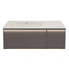 Тумба под раковину Vincea Elise 1000 VMC-4EL100MG-L подвесная, левая, серый матовый Тумба под раковину Vincea Elise 1000 VMC-4EL100MG-L подвесная, левая, серый матовый