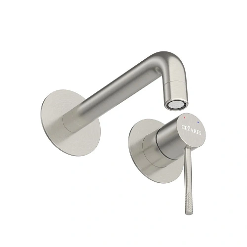 Смеситель для раковины CEZARES RELAX-BLI2-1-IN-W0 встраиваемый с внутренней частью, сатин Смеситель для раковины CEZARES RELAX-BLI2-1-IN-W0 встраиваемый с внутренней частью, сатин