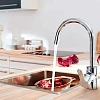 Смеситель для кухни GROHE Eurostyle Cosmopolitan с выдвижным изливом, хром (31126002) Смеситель для кухни GROHE Eurostyle Cosmopolitan с выдвижным изливом, хром (31126002)
