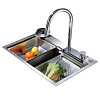 Картинка анонса товара «кухонная мойка abber wasser kreis af2194 хром»