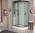 Душевая кабина Frank F411L Black левосторонняя 110х80х200 см 114114 Душевая кабина Frank F411L Black левосторонняя 110х80х200 см 114114