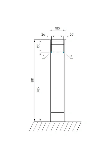 Тумба под раковину Aquaton Лондри 200 белый 1A236101LH010 Тумба под раковину Aquaton Лондри 200 белый 1A236101LH010