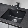 Кухонная мойка Granula 4451, ШВАРЦ (чёрный металлик), кварц 450х460 Кухонная мойка Granula 4451, ШВАРЦ (чёрный металлик), кварц 450х460