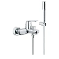 Смеситель для ванны GROHE Eurosmart Cosmopolitan с душевым гарнитуром, хром (32832000) Смеситель для ванны GROHE Eurosmart Cosmopolitan с душевым гарнитуром, хром (32832000)