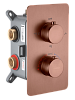 Картинка анонса товара «смеситель для душа boheme cell 134-3-brb встраиваемый, с термостатом brushed bronze»