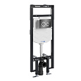 Детальная картинка товара «инсталляция для унитаза wasserkraft dinkel 58tlt.010.me.pb01 с клавишей смыва черный»