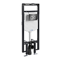 Инсталляция для унитаза WasserKRAFT Dinkel 58TLT.010.ME.PB01 с клавишей смыва черный Инсталляция для унитаза WasserKRAFT Dinkel 58TLT.010.ME.PB01 с клавишей смыва черный