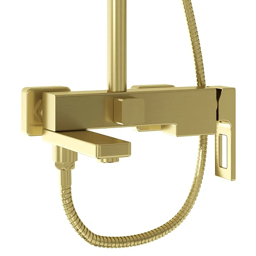 Душевая система GROSSMAN Pragma 500.K35.03.320 золото сатиновый Душевая система GROSSMAN Pragma 500.K35.03.320 золото сатиновый