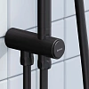 Душевая система Damixa Merkur 940000300 верхний душ 310x200 мм штанга 1050-1450, черный Душевая система Damixa Merkur 940000300 верхний душ 310x200 мм штанга 1050-1450, черный