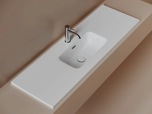 Раковина мебельная Ceramica Nova Compact CN7028 накладная 1210x395x170 белый Раковина мебельная Ceramica Nova Compact CN7028 накладная 1210x395x170 белый