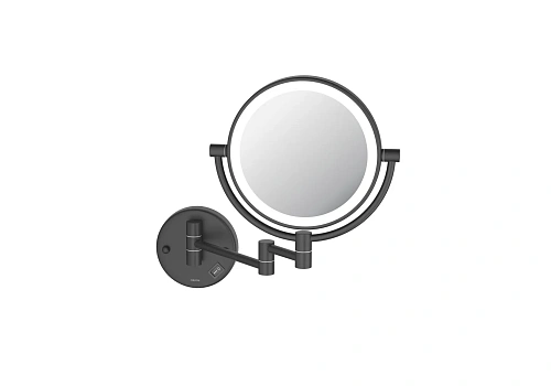 Зеркало косметическое Aquatek AQ4912MB черный матовый Зеркало косметическое Aquatek AQ4912MB черный матовый