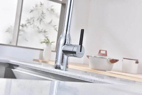 Смеситель для кухни Paulmark Magneto One хром Ma213188-CR Смеситель для кухни Paulmark Magneto One хром Ma213188-CR