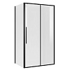 Картинка анонса товара «душевой уголок niagara nova ng-84-12ab-a90b-34 (120x90x195) прямоуг., раздвижн., черный матов, стекло прозрачное»