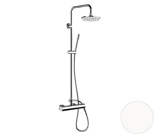 Душевая система Remer Minimal N37RX7MMM20BO, белый матовый Душевая система Remer Minimal N37RX7MMM20BO, белый матовый