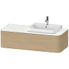 Картинка анонса товара «тумба под раковину duravit happy d.2 plus hp4932r7171 подвесная 130 см средиземноморский дуб»