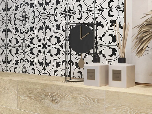 Вставка Cersanit Deco орнамент золотистый 29,8x59,8 DE2L381 Вставка Cersanit Deco орнамент золотистый 29,8x59,8 DE2L381