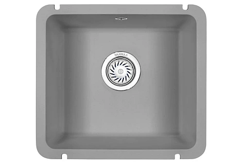 Кухонная мойка Granula 3601, АЛЮМИНИУМ, кварц 415х455 Кухонная мойка Granula 3601, АЛЮМИНИУМ, кварц 415х455