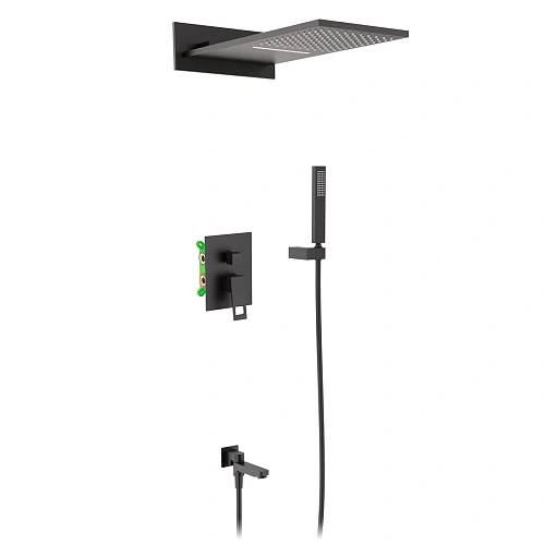 Душевая система Timo Briana SX-7119/03SM встраиваемая черный Душевая система Timo Briana SX-7119/03SM встраиваемая черный