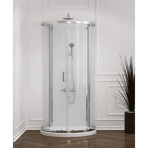 Душевой уголок NEW TRENDY NEW RONDO 100x85x165 K-0274 (хром) Душевой уголок NEW TRENDY NEW RONDO 100x85x165 K-0274 (хром)