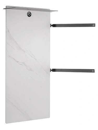 Полотенцесушитель электрический Wonzon & Woghand STUTTGART (WW-A504W-GM) с каменной плитой белый мрамор, темный графит Полотенцесушитель электрический Wonzon & Woghand STUTTGART (WW-A504W-GM) с каменной плитой белый мрамор, темный графит