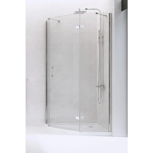 Душевой уголок NEW TRENDY NEW AZURA R (R) 100x80x195 K-0562 (хром) Душевой уголок NEW TRENDY NEW AZURA R (R) 100x80x195 K-0562 (хром)