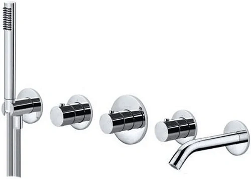 Смеситель для ванны Paffoni Modular Box MDE001ST Смеситель для ванны Paffoni Modular Box MDE001ST