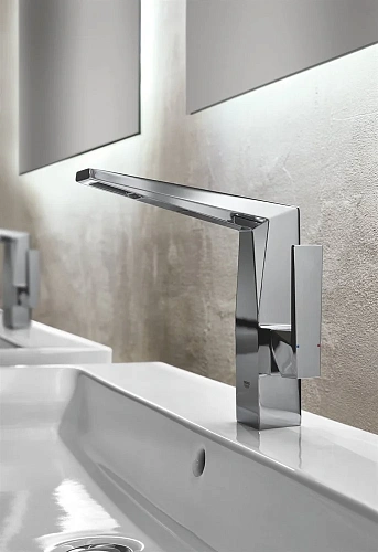 Смеситель для раковины GROHE Allure Brilliant с донным клапаном (высокий излив), хром (23109000) Смеситель для раковины GROHE Allure Brilliant с донным клапаном (высокий излив), хром (23109000)