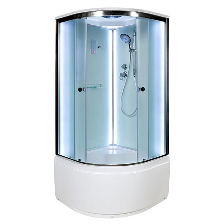 Душевая кабина Dto D10S LED (D10SLED) 100x100 см