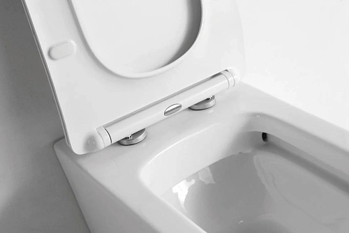 Унитаз приставной CeramaLux 3170 белый с крышкой микролифт Унитаз приставной CeramaLux 3170 белый с крышкой микролифт