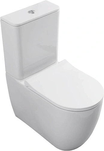 Чаша напольного унитаза Allen Brau Priority 4.31003.20 с крышкой, белый Чаша напольного унитаза Allen Brau Priority 4.31003.20 с крышкой, белый