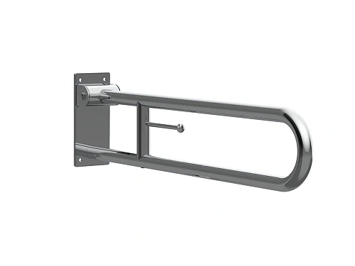 Поручень Roca Access Comfort 800 мм, с держателем для туалетной бумаги, нержавеющая сталь 816934001 Поручень Roca Access Comfort 800 мм, с держателем для туалетной бумаги, нержавеющая сталь 816934001