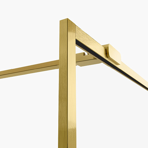 Душевая перегородка NEW TRENDY AVEXA GOLD BRUSHED 140x200 EXK-3139 брашированное золото Душевая перегородка NEW TRENDY AVEXA GOLD BRUSHED 140x200 EXK-3139 брашированное золото