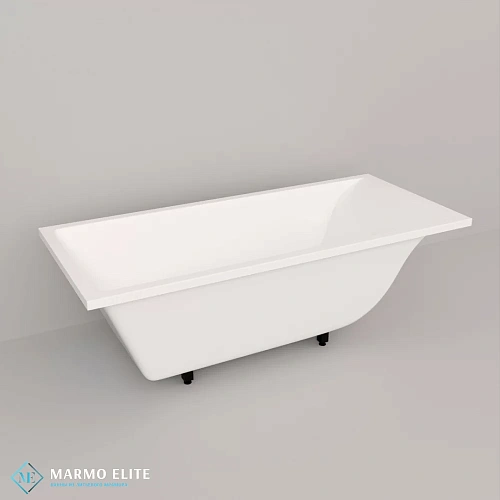 Ванна из искусственного камня Marmo-Elite Авиньон PW-170-80-2 1700x800 щелевой перелив, глянцевая Ванна из искусственного камня Marmo-Elite Авиньон PW-170-80-2 1700x800 щелевой перелив, глянцевая