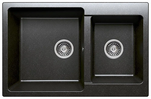 Кухонная мойка Polygran F-15 №16, черная F-15 №16 (Черн) Кухонная мойка Polygran F-15 №16, черная F-15 №16 (Черн)