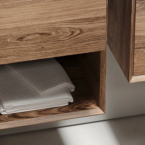 Тумба под раковину Sancos Marmi 1.0 MR1.0100RECH правая, 995х445х520, дуб чарльстон, подвесная Тумба под раковину Sancos Marmi 1.0 MR1.0100RECH правая, 995х445х520, дуб чарльстон, подвесная