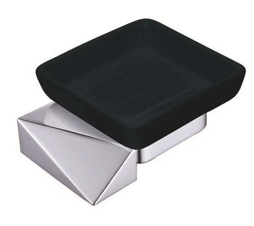 Мыльница Boheme NEW VENTURO хром/черный 10313-CR-B Мыльница Boheme NEW VENTURO хром/черный 10313-CR-B