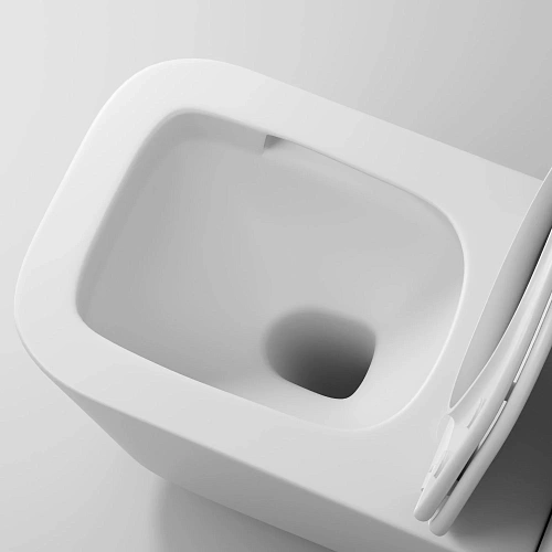 Унитаз подвесной Grossman GR-4404MSQ (485х340х290) безободковый, белый матовый с крышкой микролифт Унитаз подвесной Grossman GR-4404MSQ (485х340х290) безободковый, белый матовый с крышкой микролифт