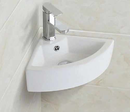 Раковина CeramaLux 9067B накладная/подвесная, белый Раковина CeramaLux 9067B накладная/подвесная, белый