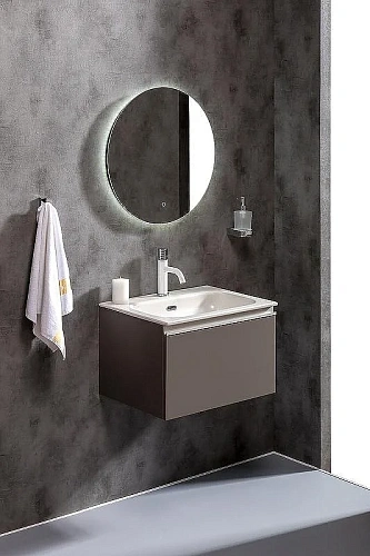 Тумба под раковину Armadi Art VALLESSI 60 Антрацит глянец 837-060-A glossy Тумба под раковину Armadi Art VALLESSI 60 Антрацит глянец 837-060-A glossy