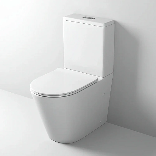 Унитаз напольный GROSSMAN GR-4458S 640x360x835 безободковый с тонкой крышкой Унитаз напольный GROSSMAN GR-4458S 640x360x835 безободковый с тонкой крышкой