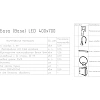 Зеркало Cersanit LED (LU-LED010*40-b-Os) 010 base 40x70 с подсветкой прямоугольное KN-LU-LED010*40-b-Os Зеркало Cersanit LED (LU-LED010*40-b-Os) 010 base 40x70 с подсветкой прямоугольное KN-LU-LED010*40-b-Os