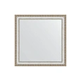 Зеркало в багетной раме Evoform Definite BY 0782 65 x 65 см, золотые бусы на серебре Зеркало в багетной раме Evoform Definite BY 0782 65 x 65 см, золотые бусы на серебре