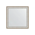 Зеркало в багетной раме Evoform Definite BY 0782 65 x 65 см, золотые бусы на серебре Зеркало в багетной раме Evoform Definite BY 0782 65 x 65 см, золотые бусы на серебре