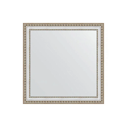 Зеркало в багетной раме Evoform Definite BY 0782 65 x 65 см, золотые бусы на серебре Зеркало в багетной раме Evoform Definite BY 0782 65 x 65 см, золотые бусы на серебре