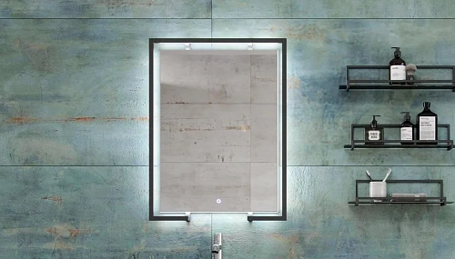 Рама металлическая для зеркала Velvex Gelou 60 Black kmGEL.1-54 Рама металлическая для зеркала Velvex Gelou 60 Black kmGEL.1-54