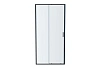 Душевая дверь Aquatek AQ ARI RA 10020GM 1000x2000 двухэлементная, раздвижная, профиль оружейная сталь, стекло прозрачное