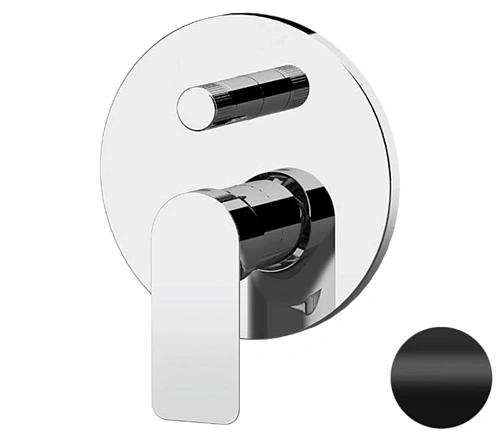 Смеситель для душа Remer Infinity I09HNO, черный матовый Смеситель для душа Remer Infinity I09HNO, черный матовый