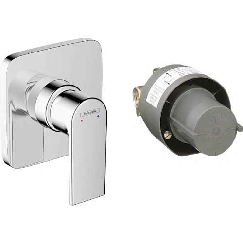 Смеситель для душа Hansgrohe Vernis Shape, скрытого монтажа, в комплекте со скрытой частью 71662000, Смеситель для душа Hansgrohe Vernis Shape, скрытого монтажа, в комплекте со скрытой частью 71662000,